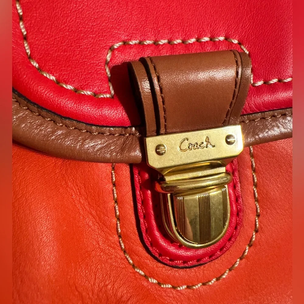 Coach Poppy Dylan Satchel Purse Y2K Handbag Shoulder Crossbody Leather 22427 EUC - Picture 3 of 12